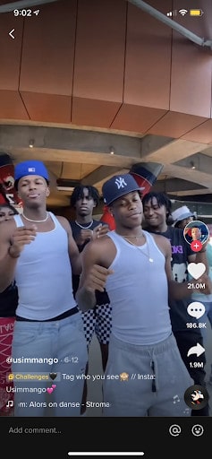 우시망고 틱톡 댄스 트렌드