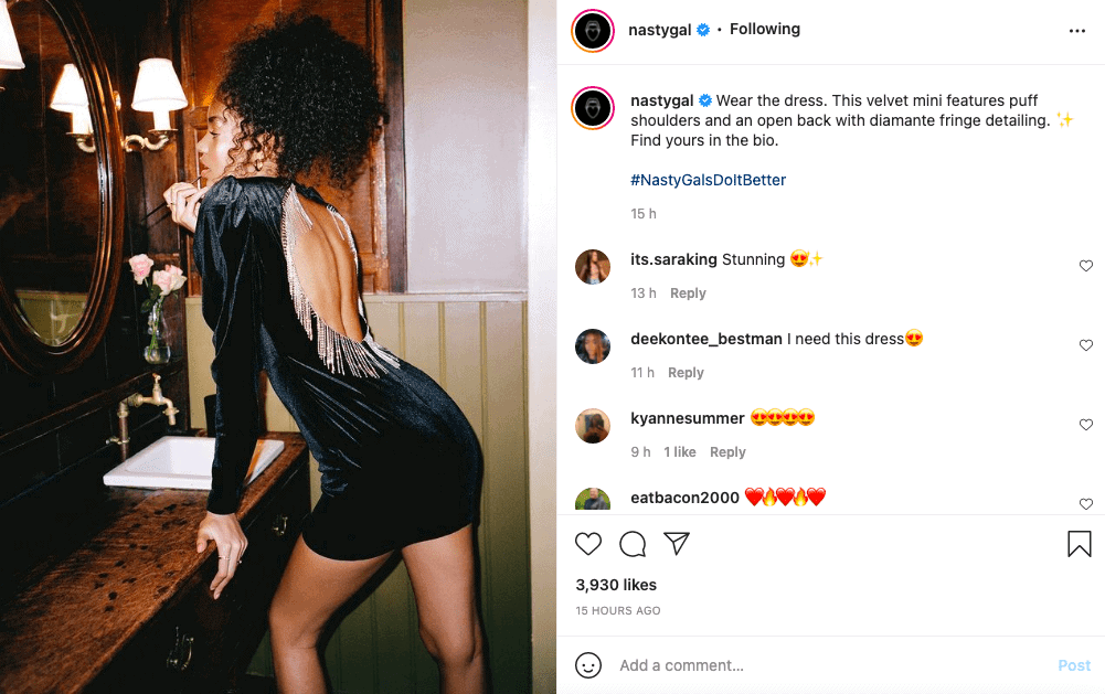 讨厌的女孩 Instagram 帖子