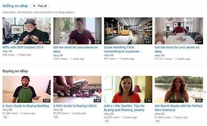 ютуб канал ебей