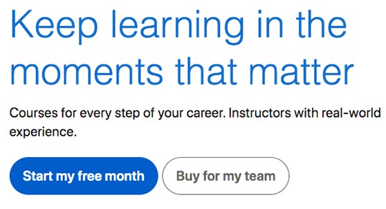 LinkedIn學習與大師班