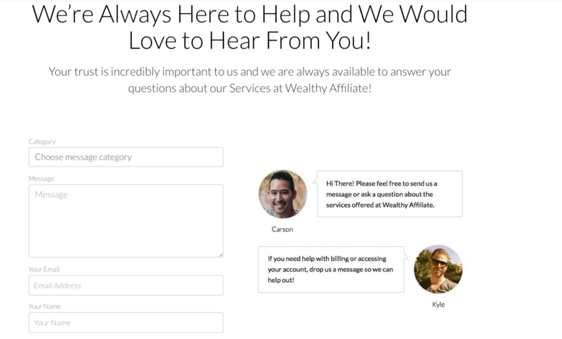 부유한 계열사 기존 연락처 페이지