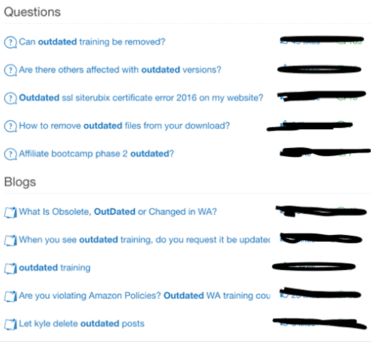 부유한 계열사의 오래된 교육에 대해 불평하는 커뮤니티 회원