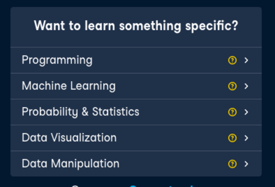 Cursurile UX de la DataCamp