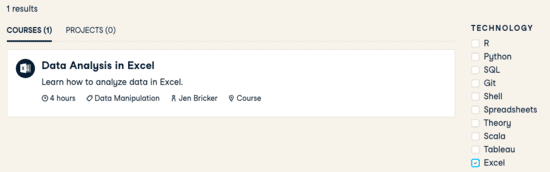 DataCamp - Analiza datelor în Excel