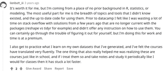 Analiza DataCamp despre cursurile DC