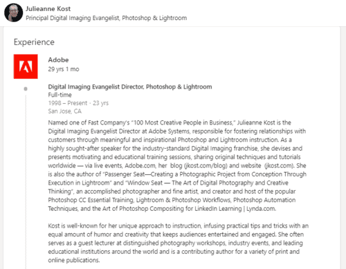 L'instructeur de Linkedin Learning