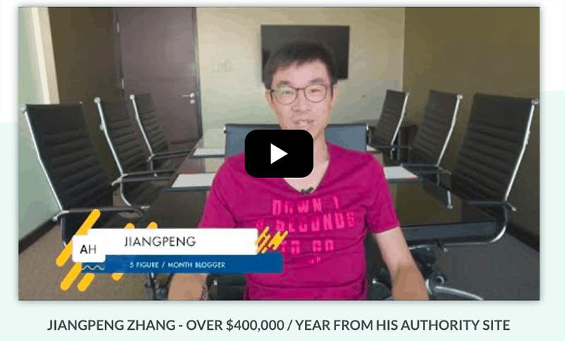 erfolgreiche Autoritäts-Site-Testimonial