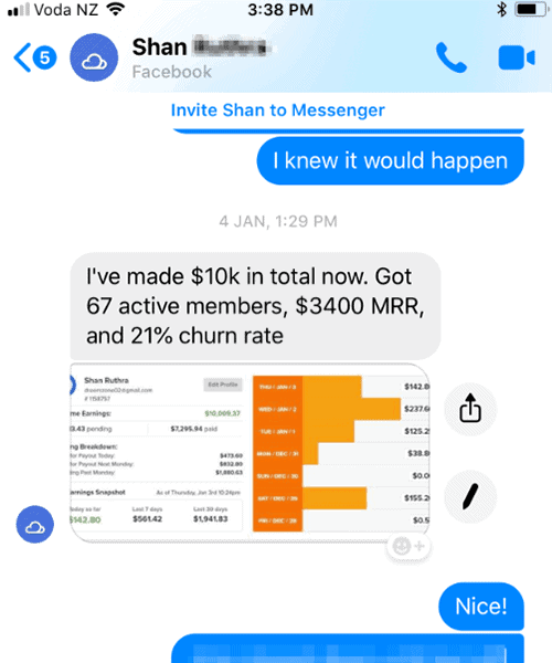 The result of Savage Affiliate - Franklin Hatchett