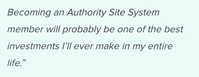 Testimonials von Authority Hacker Pro