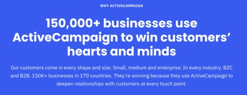 ActiveCampaignが選ばれる理由