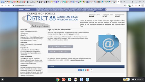 Boletín electrónico de la institución educativa
