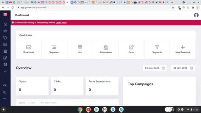 GrooveMail-Dashboard