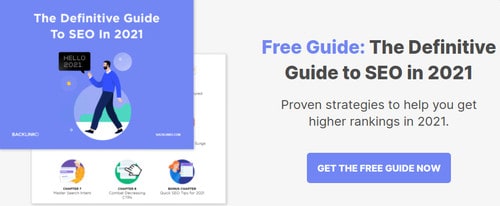Backlinko configura una página de destino efectiva