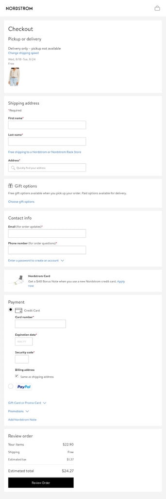 Incluya la adquisición de correo electrónico en el proceso de pago para crear listas de correo electrónico
