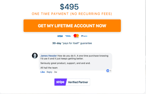 ThriveCart hat ein günstiges Angebot auf Lebenszeit