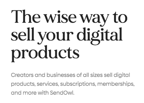 SendOwl ist die beste günstige SamCart-Alternative