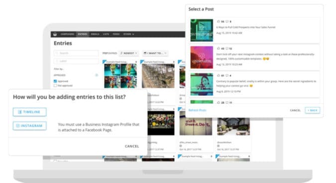 Screenshot von ShortStack – Das beste Instagram-Tool für Contes