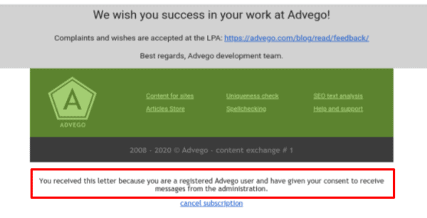 提醒您的读者，他们确实注册了电子邮件营销