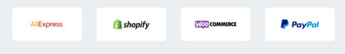 Dsers funktioniert mit WooCommerce, AliExpress, Shopify, Paypal