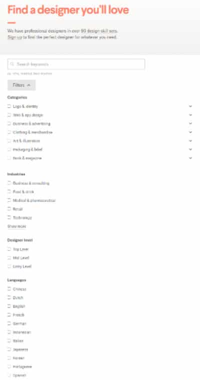 99designs - Durchsuchen Sie die Profile von Designern