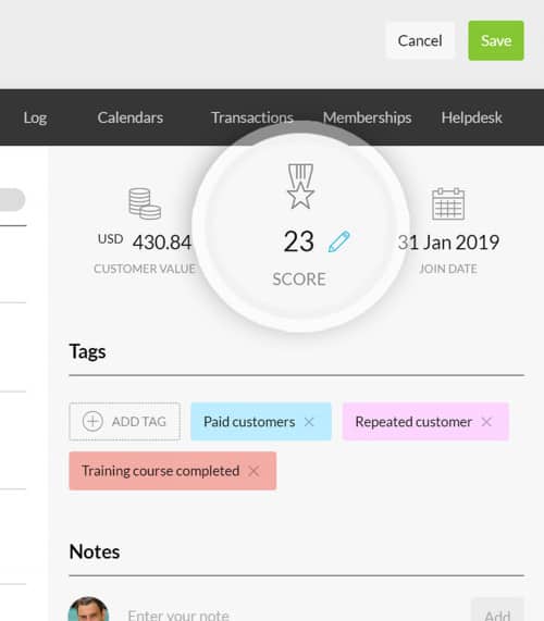 Gestión de clientes potenciales de Kartra