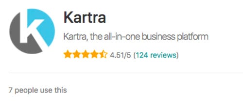 Reseña de Kartra en GetApp
