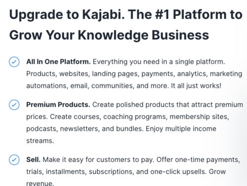 Kajabi es la alternativa de Kartra