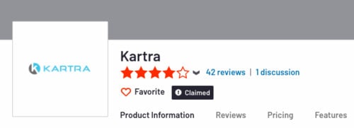 Reseña de Kartra sobre G2