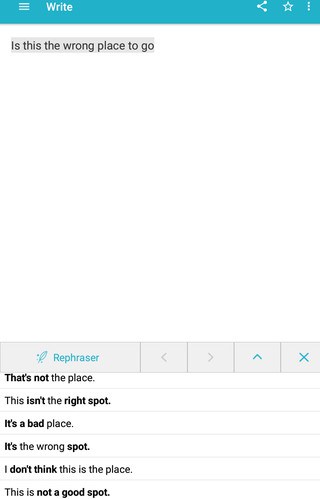 Ein Beispiel für die Lesbarkeits- und Stilprüfung von Ginger