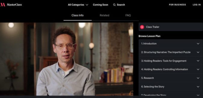 Malcolm Gladwell Yazmayı Öğretiyor (Masterclass)