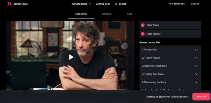 Neil Gaiman Hikaye Anlatma Sanatını Öğretiyor (Masterclass)