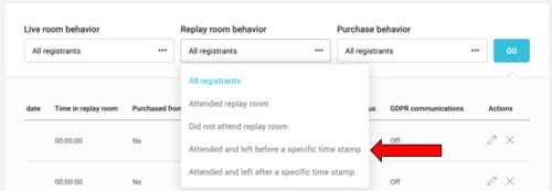 Über die E-Mail, die Sie mit dem Wiederholungslink senden, können Sie diejenigen, die vorzeitig gegangen sind, auch nach dem Grund fragen