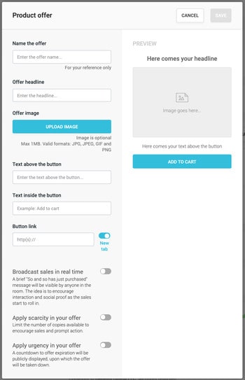 Produktangebote von WebinarJam