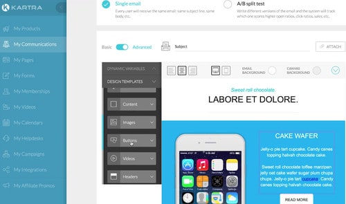 التسويق عبر البريد الإلكتروني لكارترا
