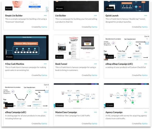 مسارات / حملات كارترا