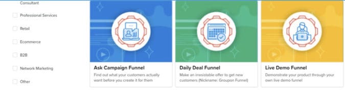 Klicken Sie auf das Funnels-Kochbuch