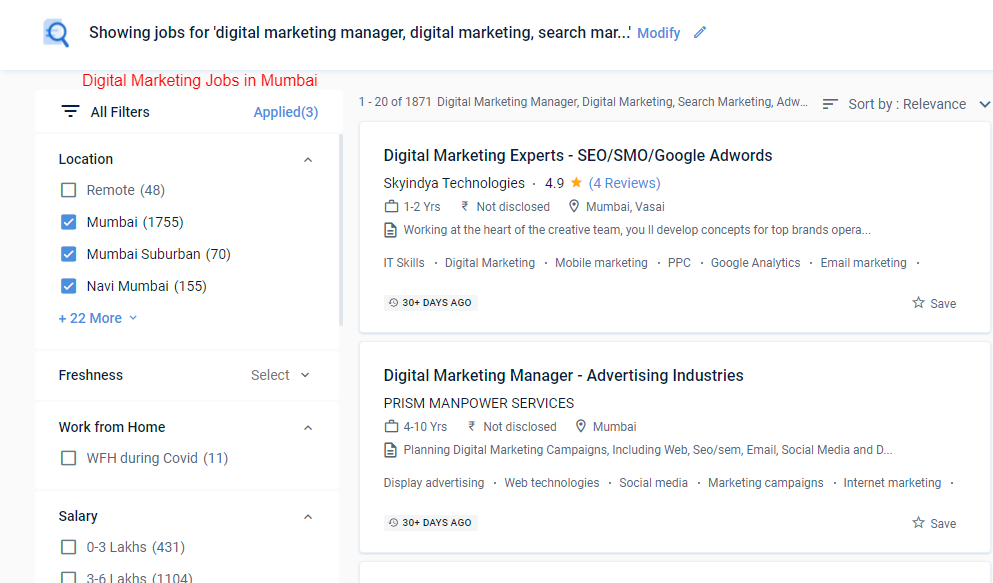 5 najlepszych kursów marketingu cyfrowego w Andheri 2 Digital marketing jobs in mumbai