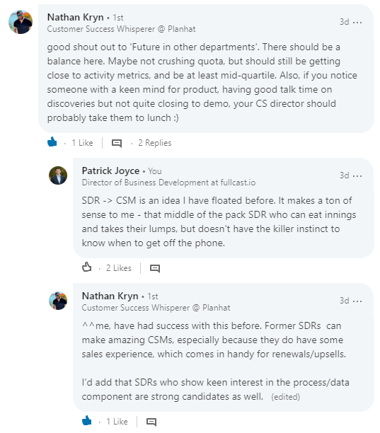 表現最好的銷售代表