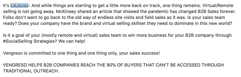 Los mejores perfiles de Linkedin de ventas.