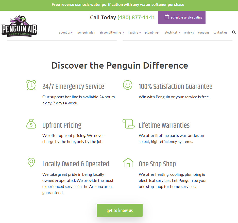 管道網站設計提示：添加公司差異化