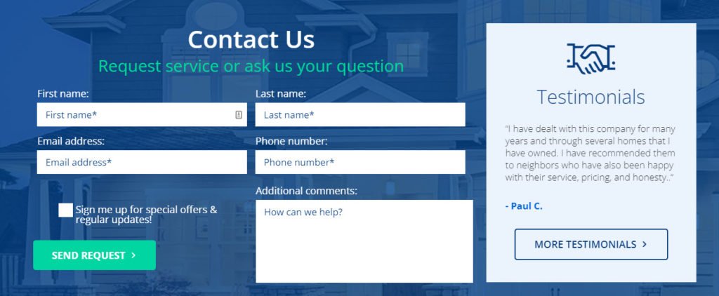 水暖網站設計提示：顯示客戶評論