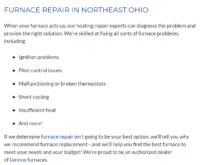 Pagina de destinație pentru campania SEO pentru antreprenori