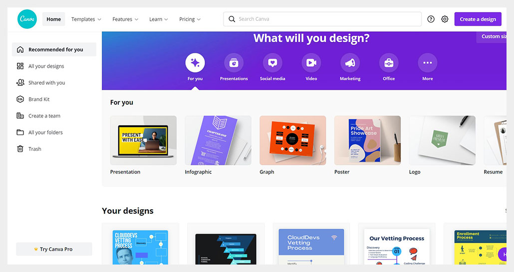 Canva — бесплатный онлайн фоторедактор