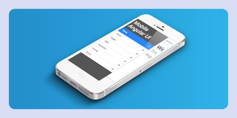 Marco de aplicación de interfaz de usuario angular móvil