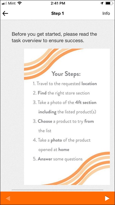 instrucciones del agente de campo