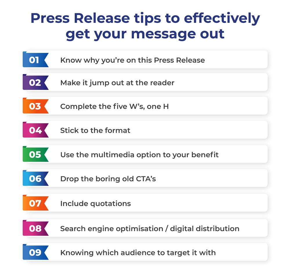 communiqué de presse