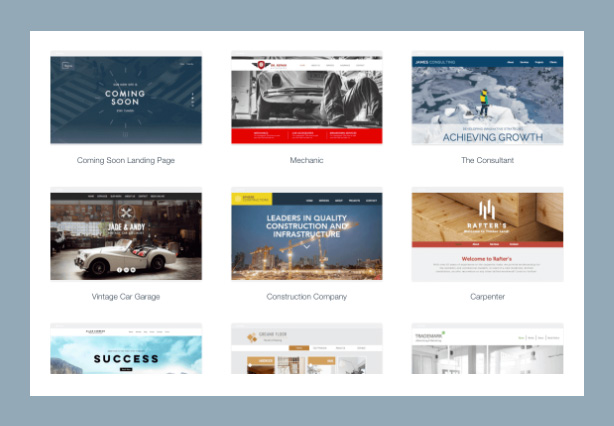 WixeコマースWebテンプレート
