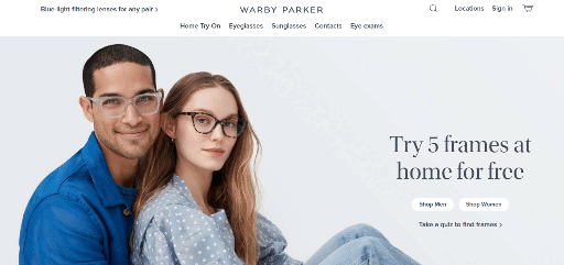 Sprzedaż Warby Parker
