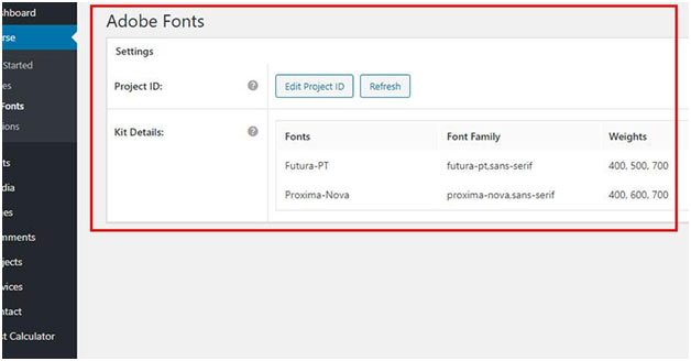 Nokke Adobe Fonts Integrazione