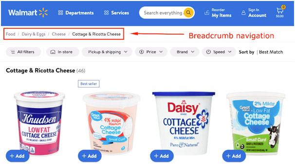 mejor diseño de migas de pan